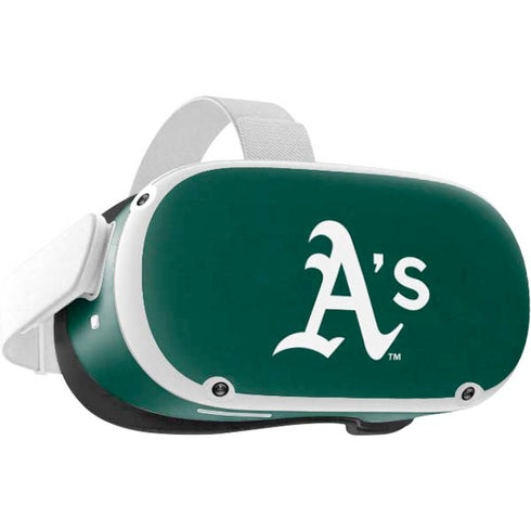 MLB Oakland Athletics - Solid Distressed Oculus Quest 2 Skin